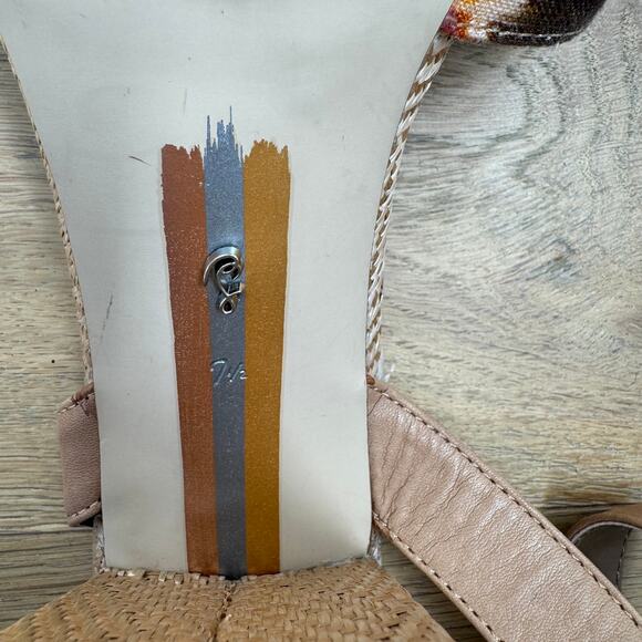 Sam Edelman Nolita Platform Woven Boho Block Heel Ankle Strap Sandal NEW Sz 7.5 - Picture 9 of 11